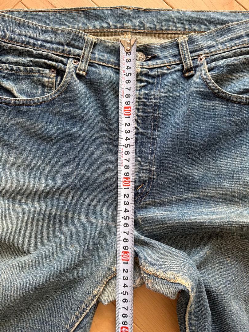 Levi's 505 66前期 シングル 36×31 ビンテージデニム 濃紺