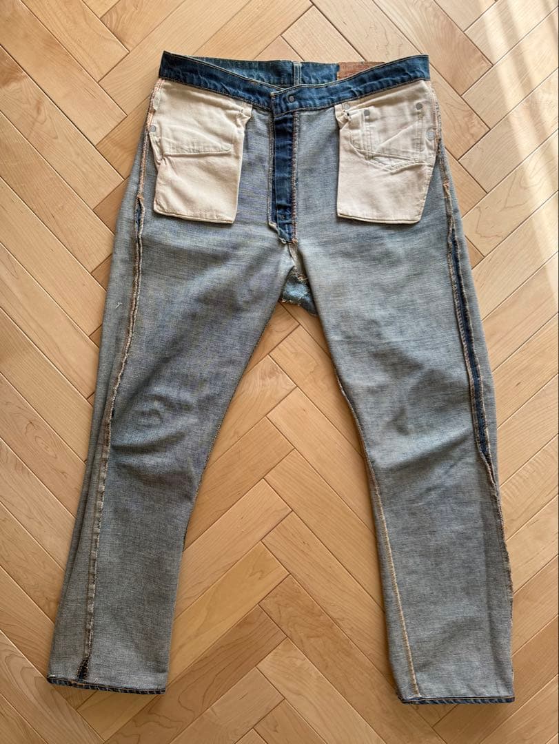Levi's 505 66前期 シングル 36×31 ビンテージデニム 濃紺