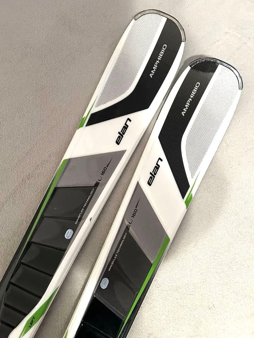 美品 スキー板 ELAN(エラン) AMPHIBIO160 - メルカリ