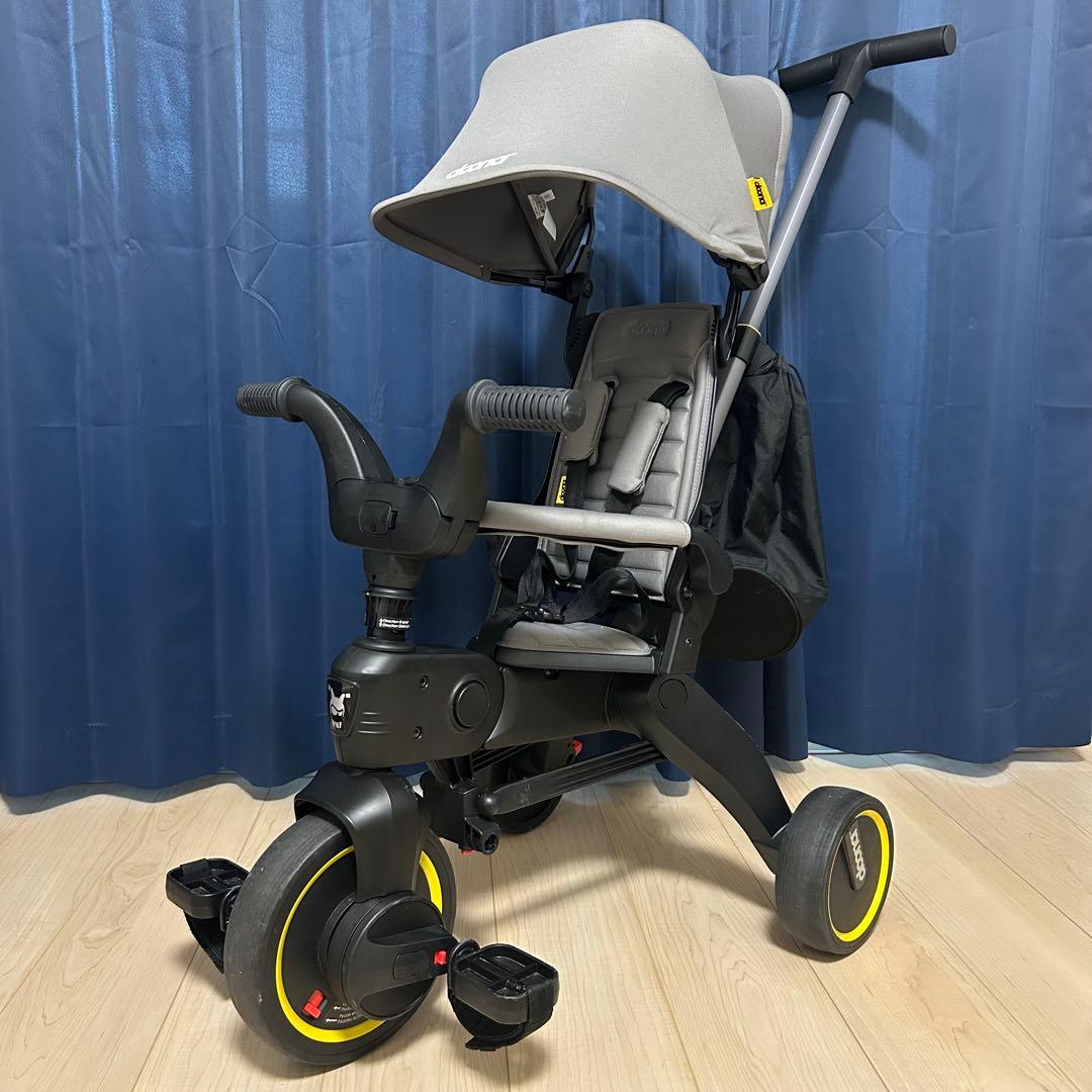 リキトライク(doona)手押し付き・折りたたみ三輪車 楽天市場】リキトライク プレミアム 手押し棒つき 折りたたみ 三輪車