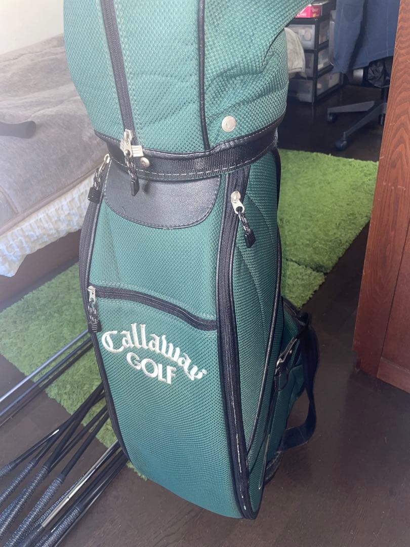 Callaway ゴルフバッグとPING ゴルフクラブセット キャロウェイ Callaway Xホット クラブ11本セット R（W：3本＋I：7本＋