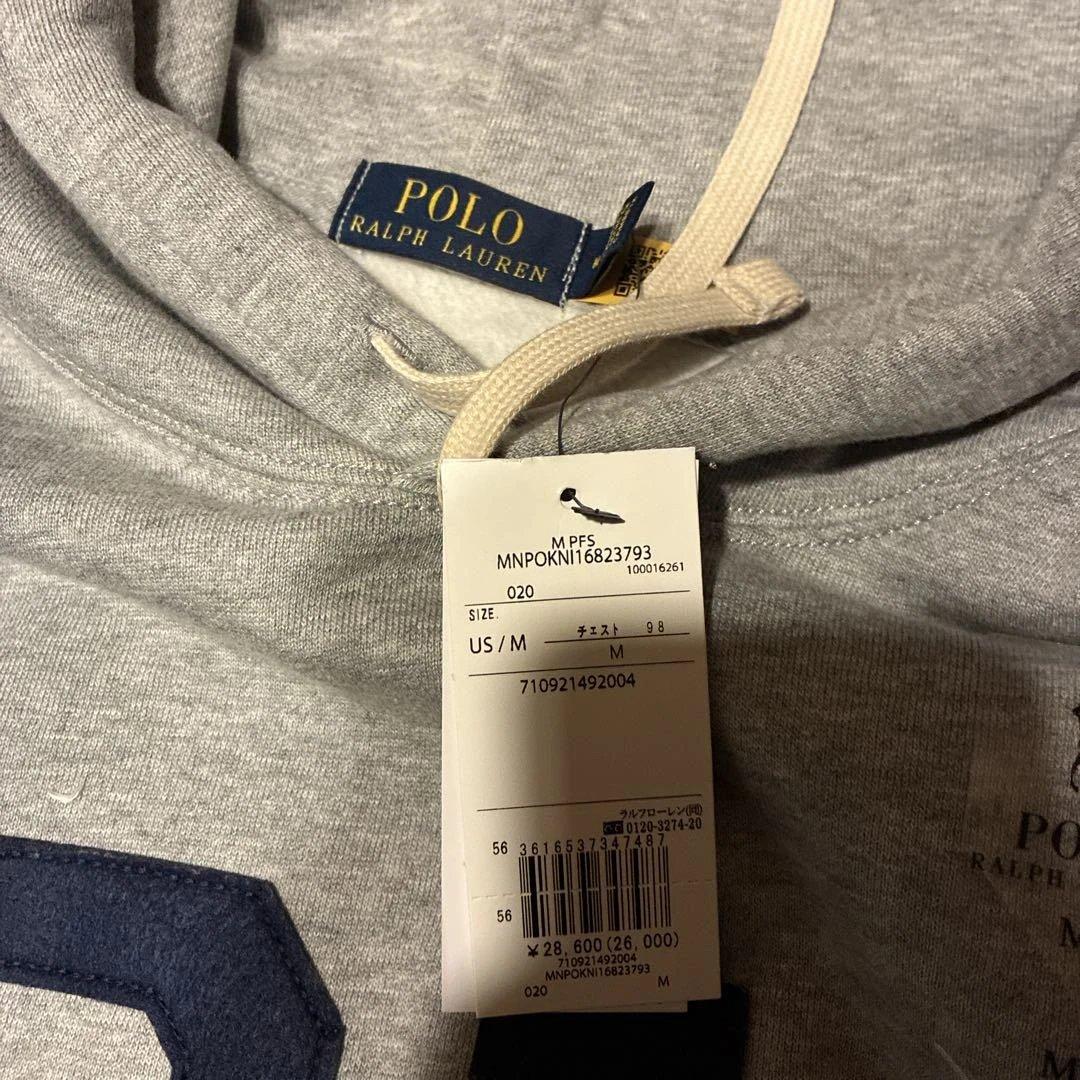入手困難 Polo Ralph Lauren グレー パーカー Mサイズ RL - メルカリ