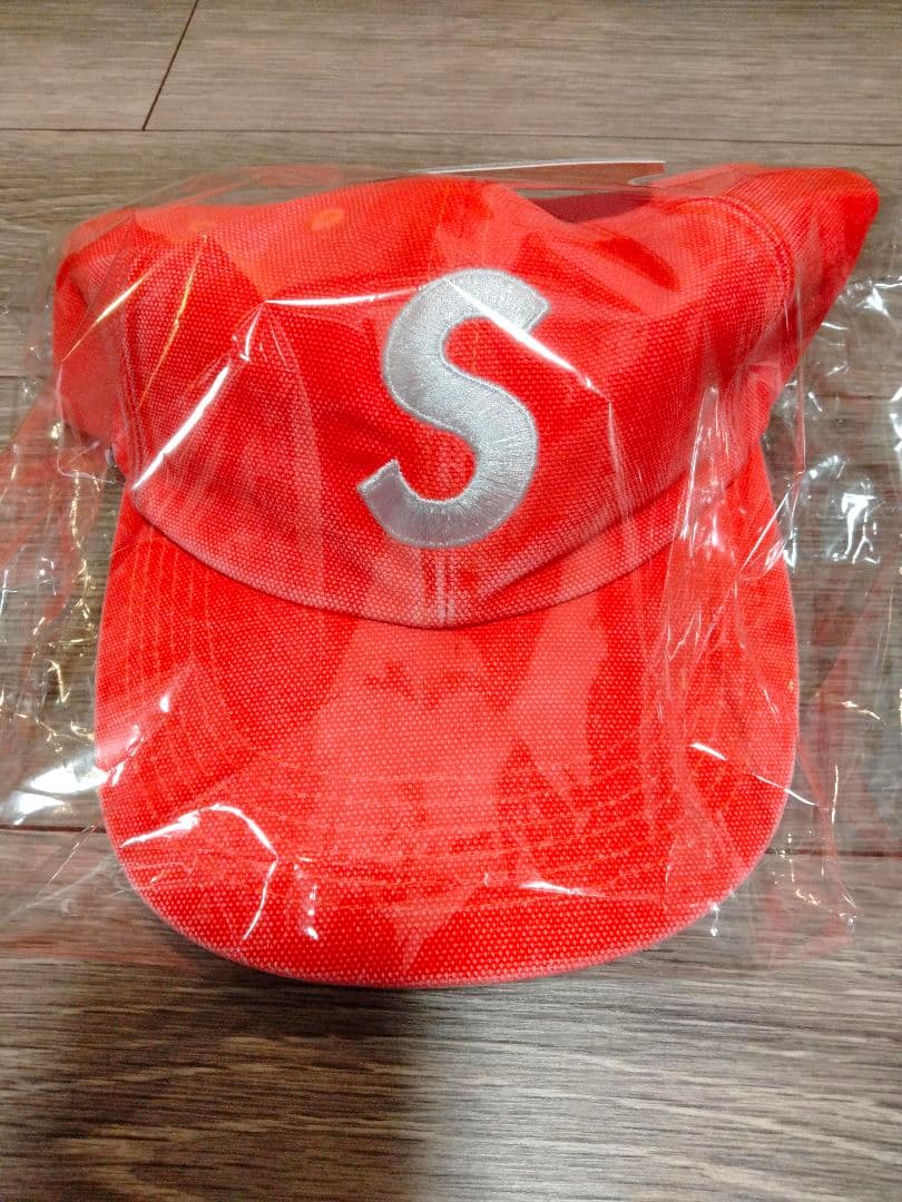 Supreme S Logo 6-Panel キャップ オレンジ - メルカリ