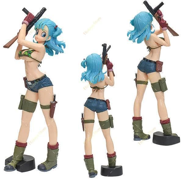 ✓新品未使用 ドラゴンボール ブルマ 迷彩水着 約24㎝ キャストオフ