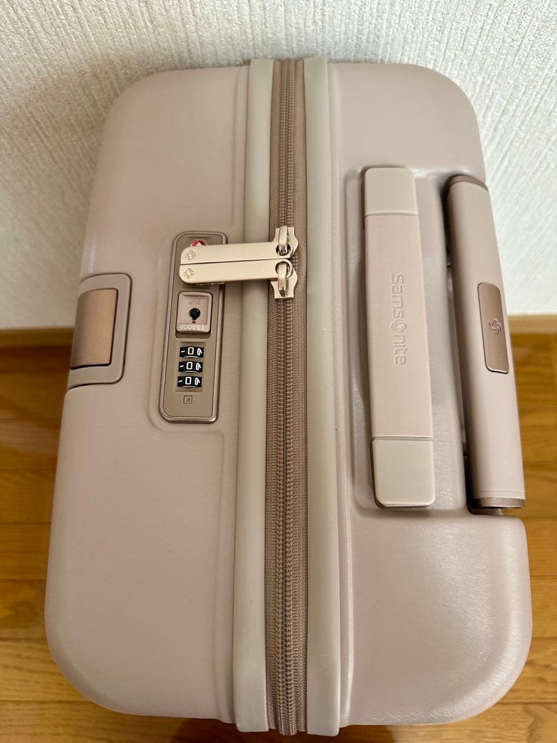 SNIDEL × Samsonite ピンクベージュ スーツケース 55cm