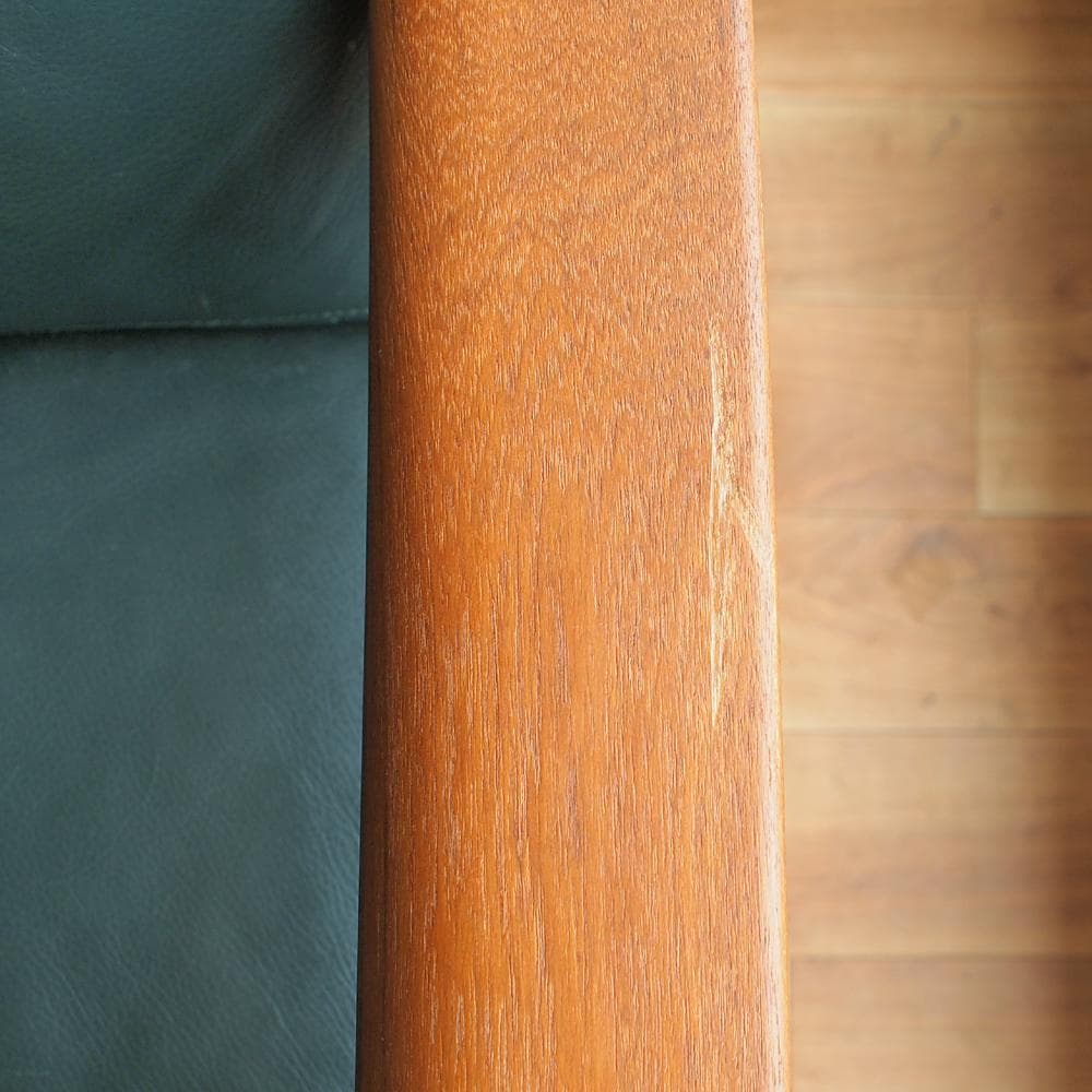 ビンテージ デンマーク製 P.J.Furniture チーク材 3人掛けソファ