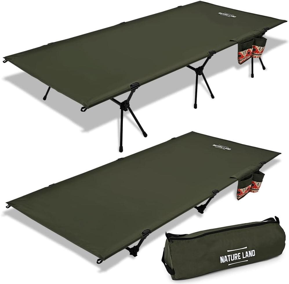 コット ワイド 90cm キャンプ NATURE LAND オリーブグリーン Amazon.co.jp: 【キャンプインストラクター推薦】 コット ワイド 90cm