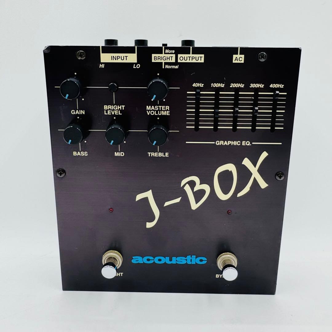 希少】acoustic J-BOX ベース用プリアンプ - メルカリ