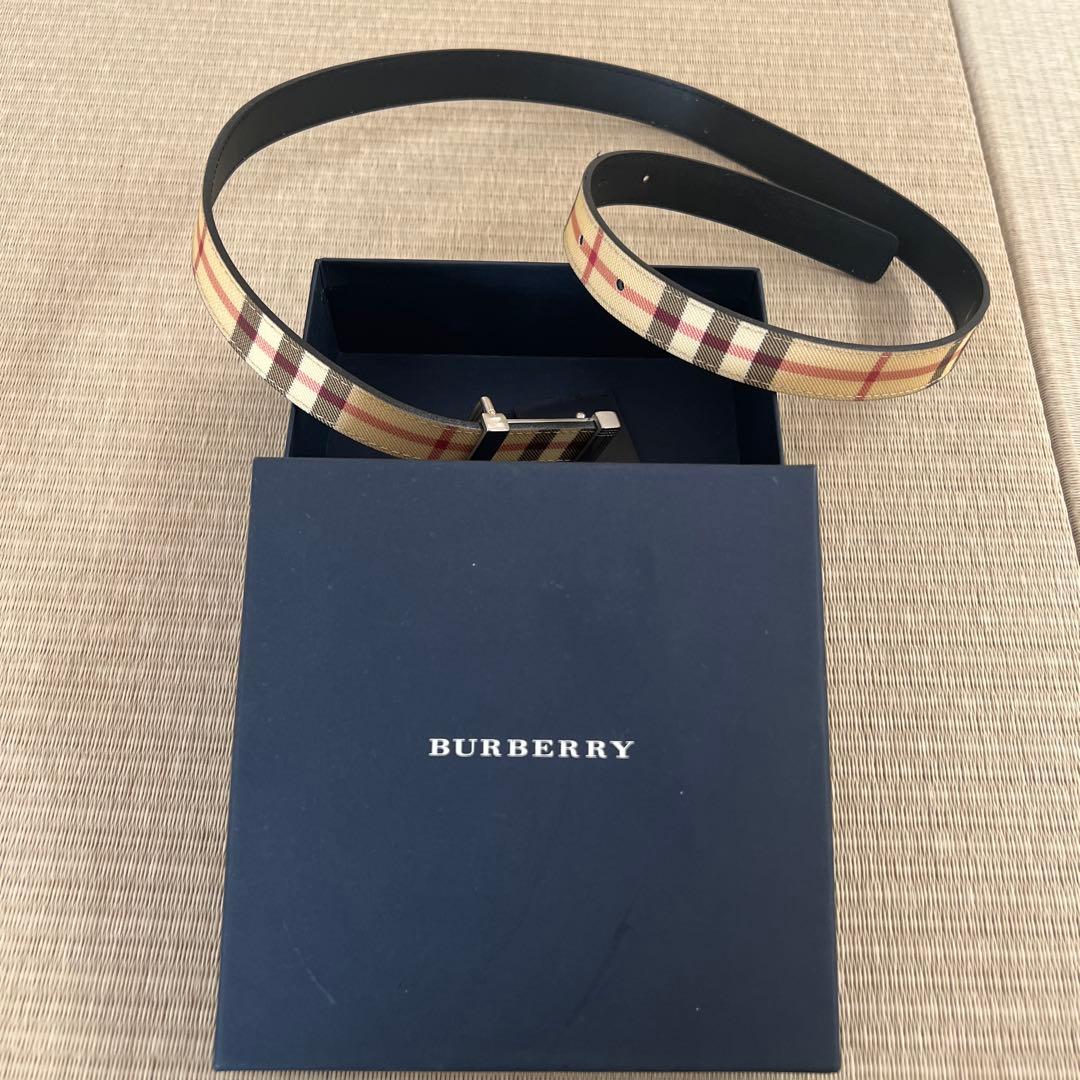 Burberry ベルト BTL NVDBAR20 BURBERRY（バーバリー） ベルト LB TB BELT 20 NON RV DFC 8070407