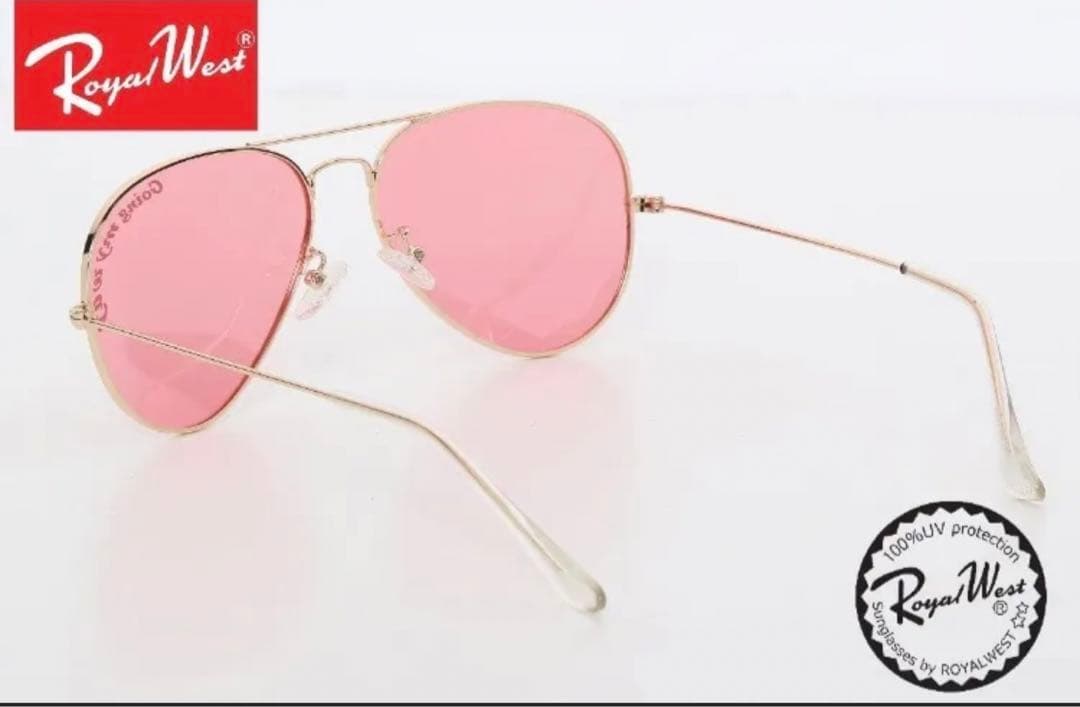 RayBan レイバン サングラス アビエーター ティアドロップ ピンク