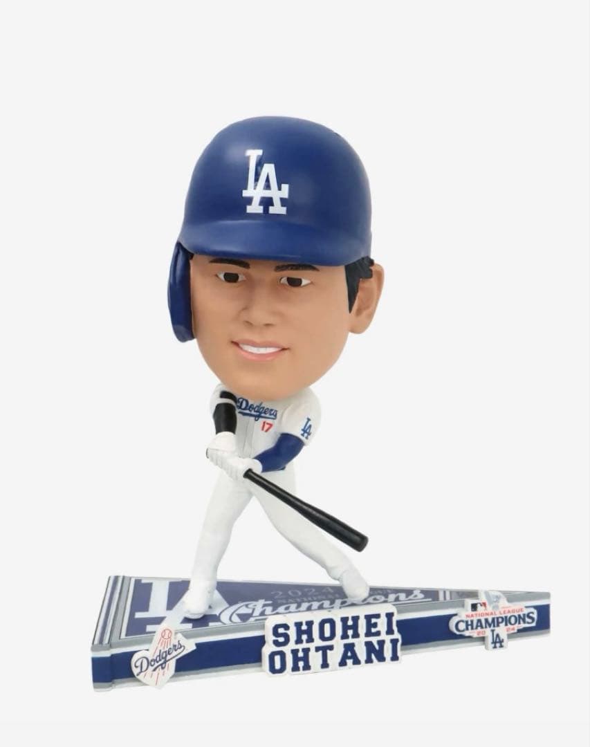 大谷翔平】ナショナルリーグチャンピオンペナントベースボブルヘッド
