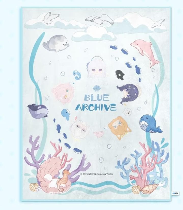 ブルーアーカイブ　ブランケット　深藍回響シリーズ　ポップアップ　KACOKACO ブルーアーカイブ ブランケット 深藍回響シリーズ ポップ