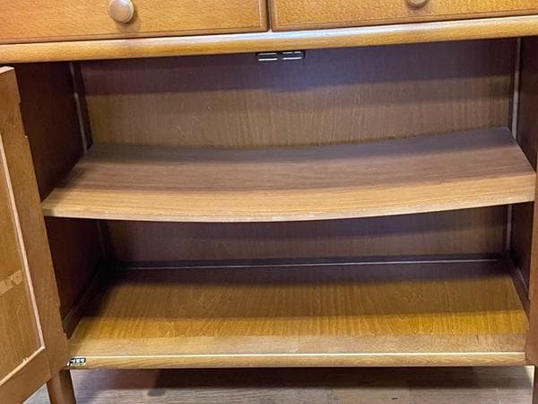 じゅりッツェル様専用オールドカリモク 電話台 FAX台 キャビネット