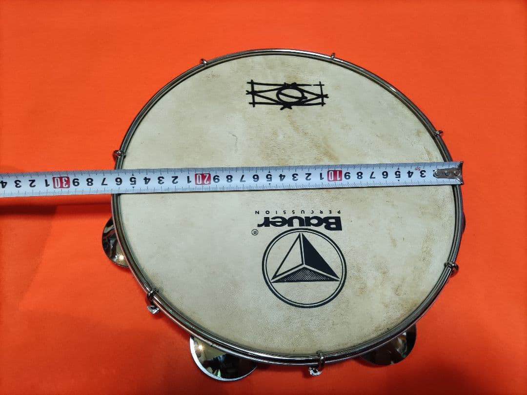 ☆Bauer PERCUSSIONパンデイロ 本皮 10インチ スペーサー入り☆ - メルカリ