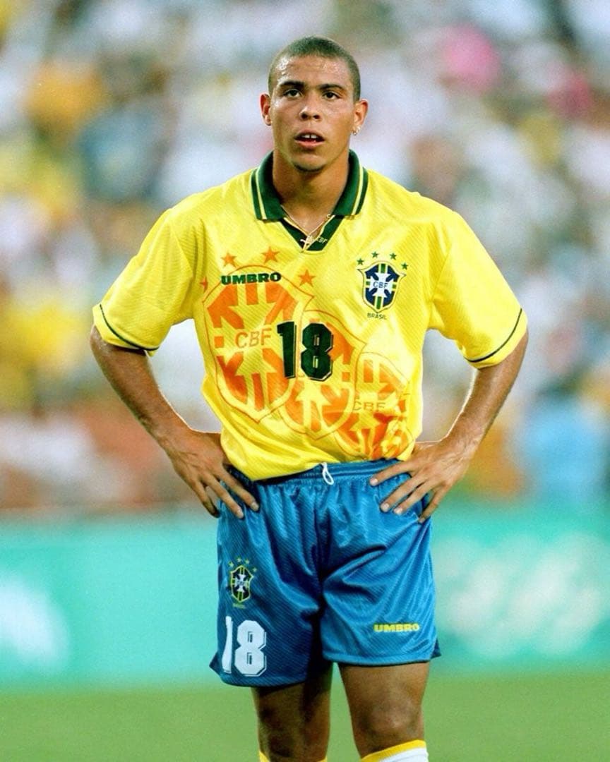 1996年アトランタ五輪 ブラジル代表ユニフォーム ロナウド