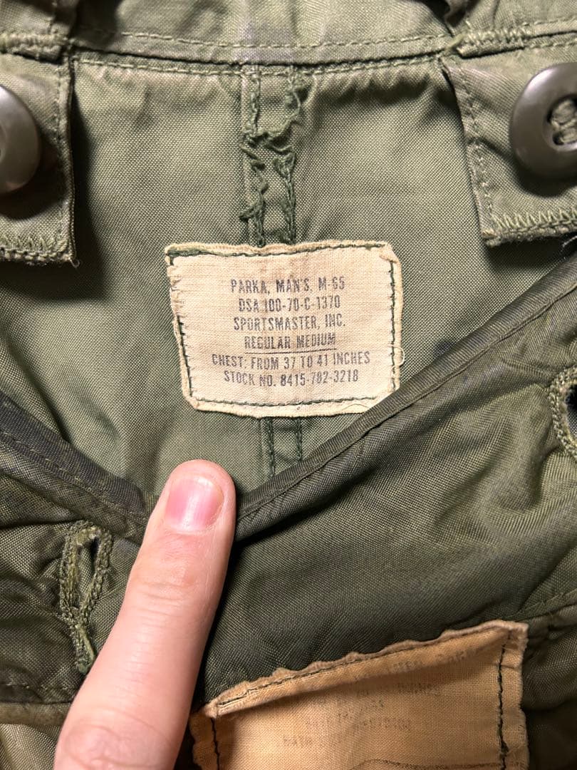 スペシャル 70s M-65 モッズコート ボロ 雰囲気系