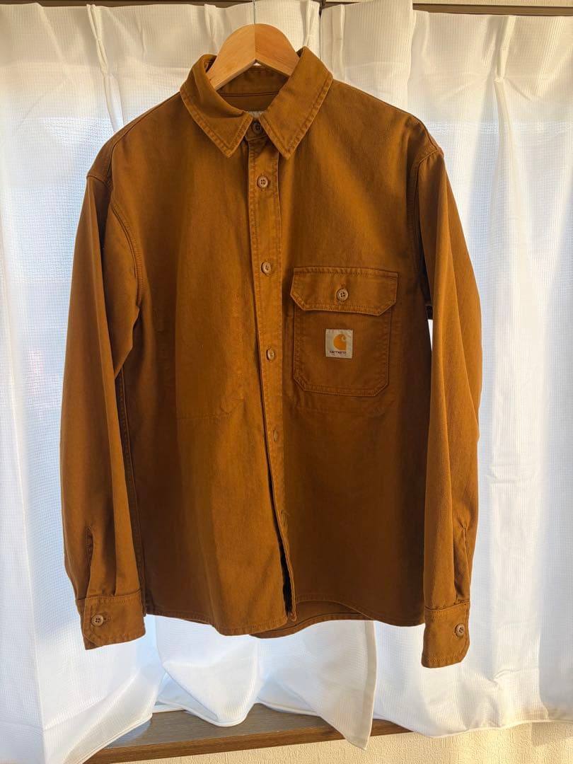 carhartt メンズ　ワークシャツ　ブラウン　サイズS Carhartt WIP（カーハートワークインプログレス） カーハート メンズ