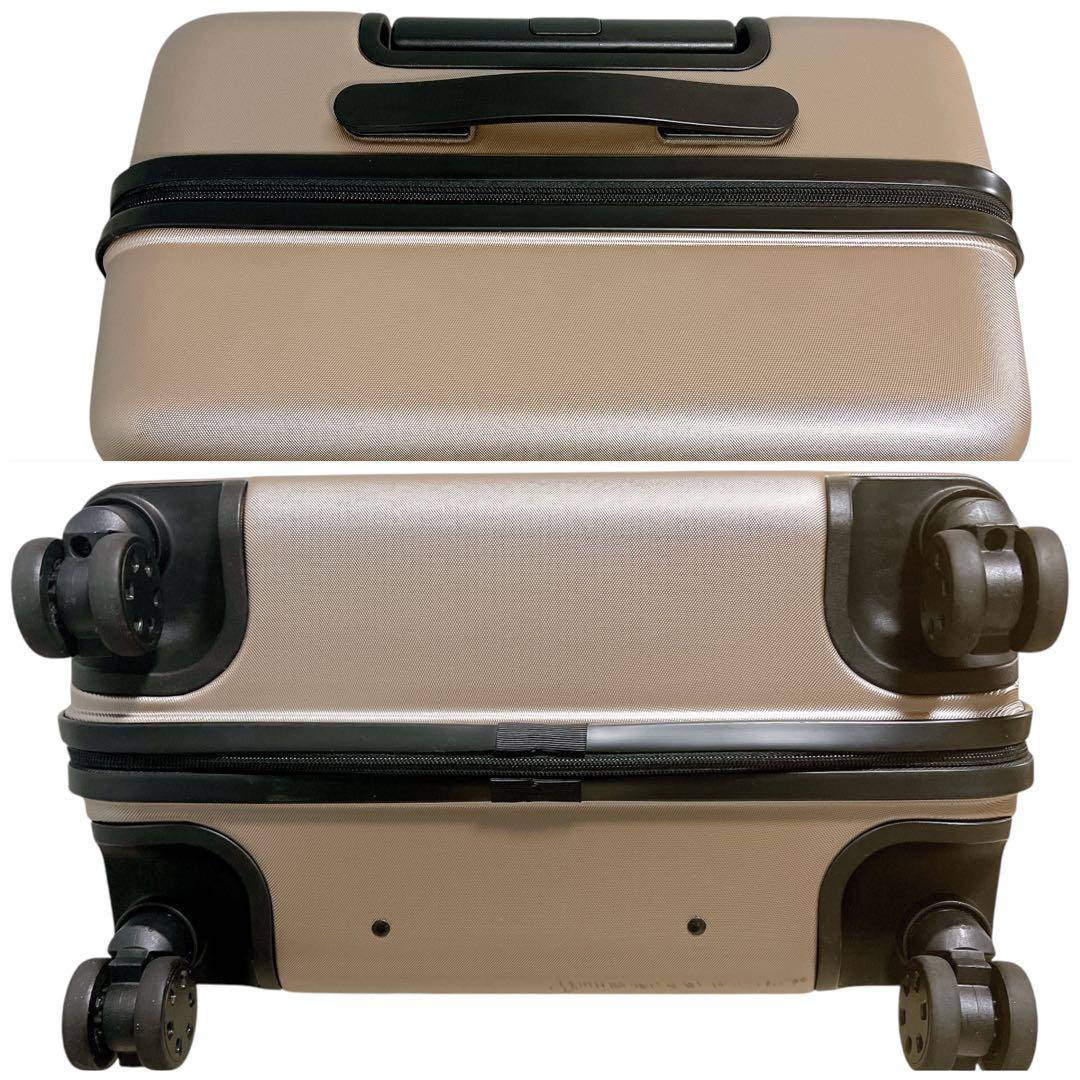 無印良品 キャリーケース スーツケース 62L ベージュ 鍵2本 ロック