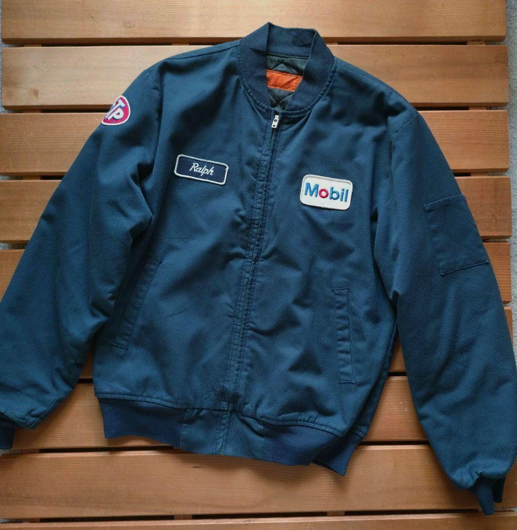 60-70's REDKAP ワークジャケットUSA製　\"Mobil\"