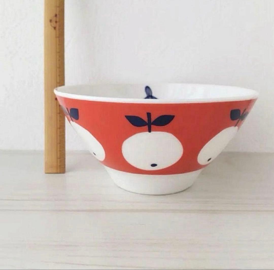 新品　ムーミン　collar　ミイ ライスボウル 茶碗 11.5cm りんご