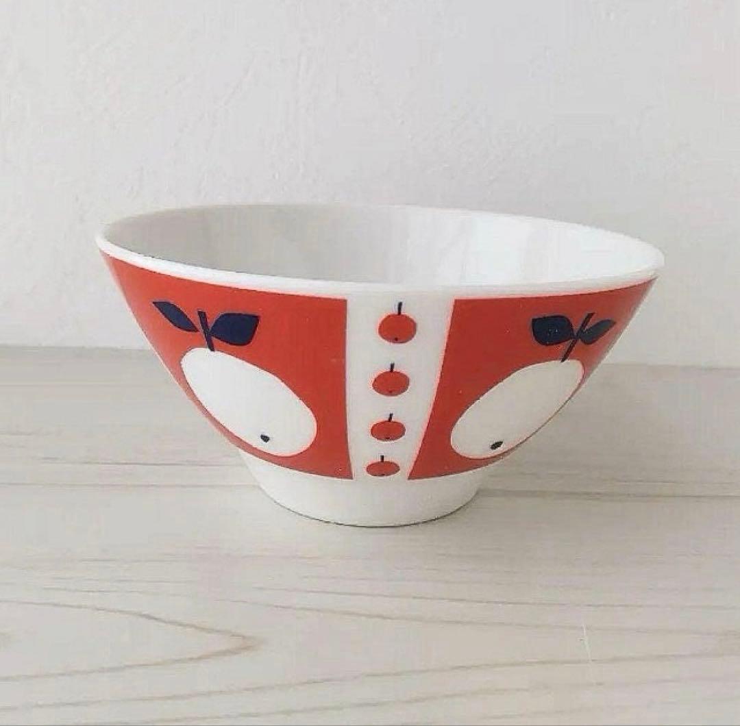 新品　ムーミン　collar　ミイ ライスボウル 茶碗 11.5cm りんご