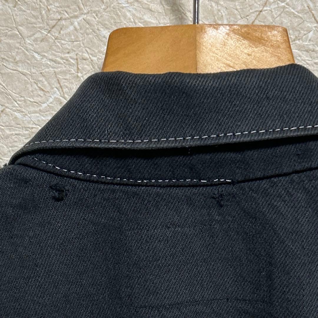 Levi's USA製 デニム ベスト ブラック 後染め 70506 M位 - メルカリ