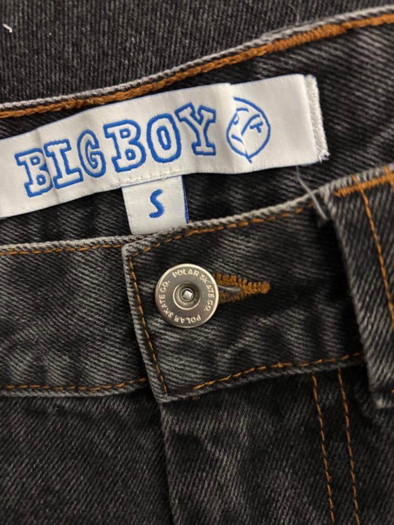 ポーラースケート BIGBOY ウォッシュドブラック S 旧ロゴ 確実正規品