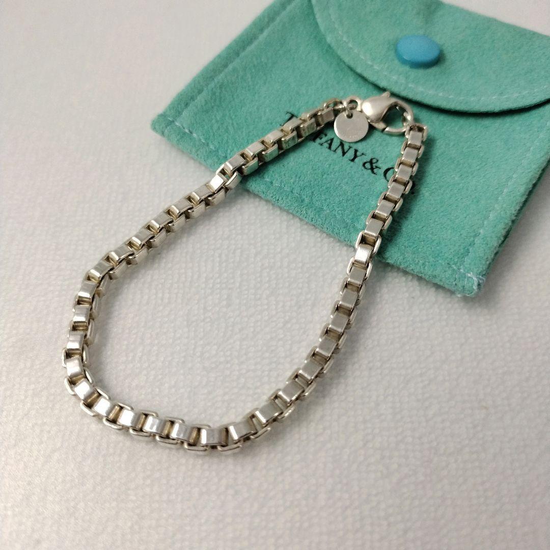 TIFFANY＆Co. ベネチアンブレスレット シルバー925 約19.5cm TIFFANY&Co.（ティファニー） ベネチアン ブレスレット シルバー925 約