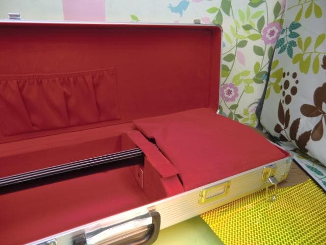 新品未使用 (送料無料)12. 沖縄三線専用 一丁入アルミハードケース