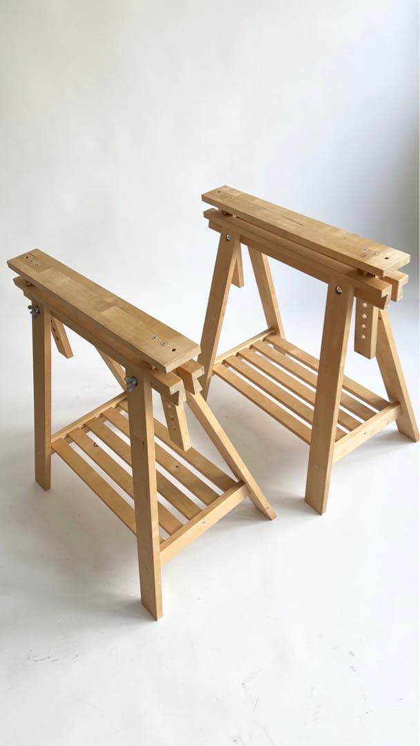 イケア IKEA架台シェルフ flnnvard（廃盤品）2つセット - メルカリ