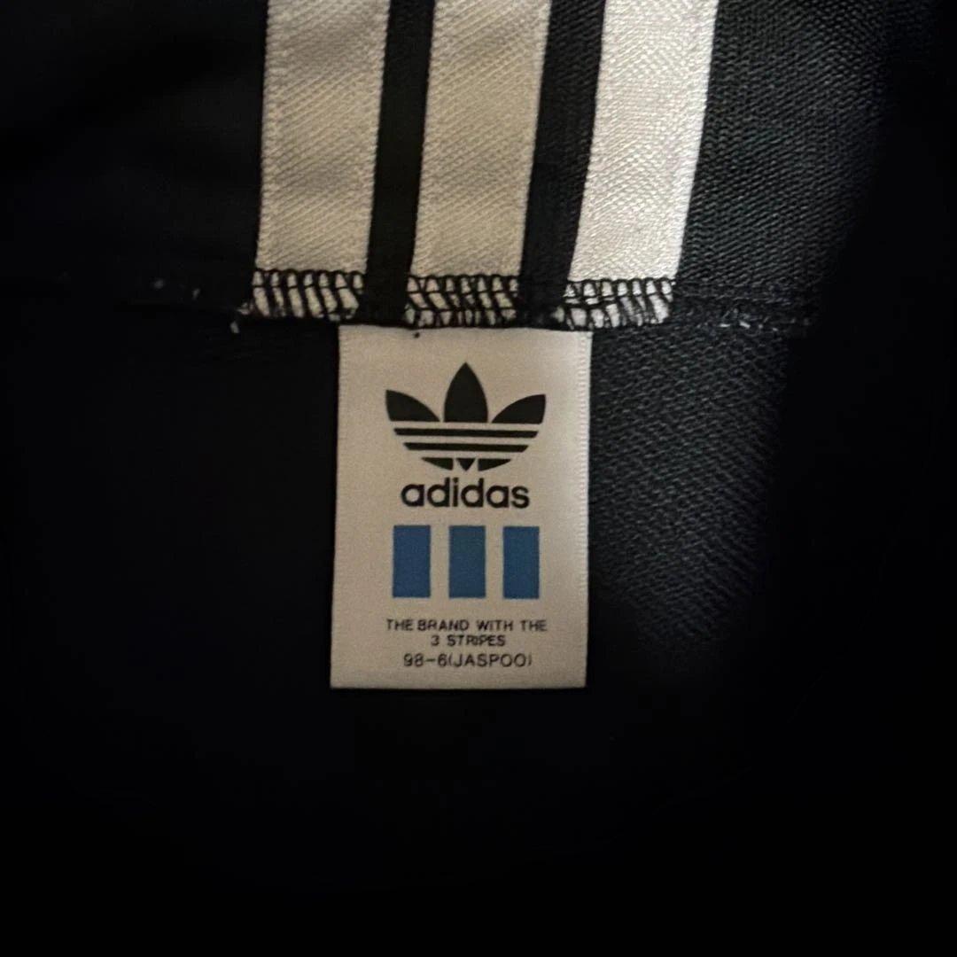 希少】adidas 80sトラックジャケット 刺繍ロゴ デサント XL 黒 - メルカリ