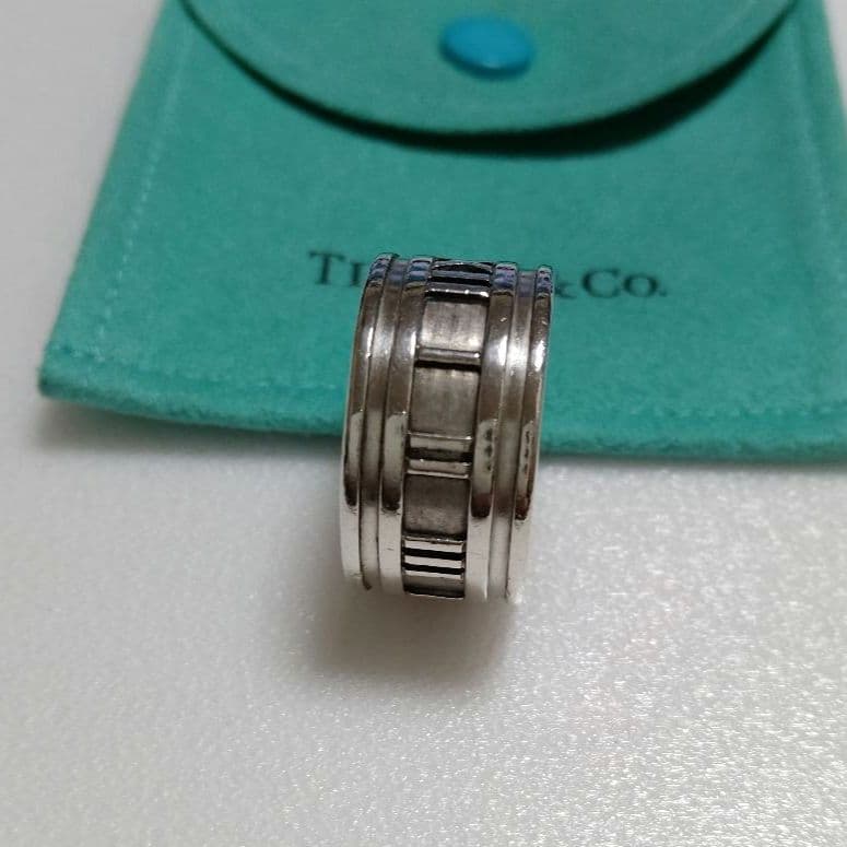 TIFFANY ティファニー アトラス ワイドリング シルバー 20号 - メルカリ
