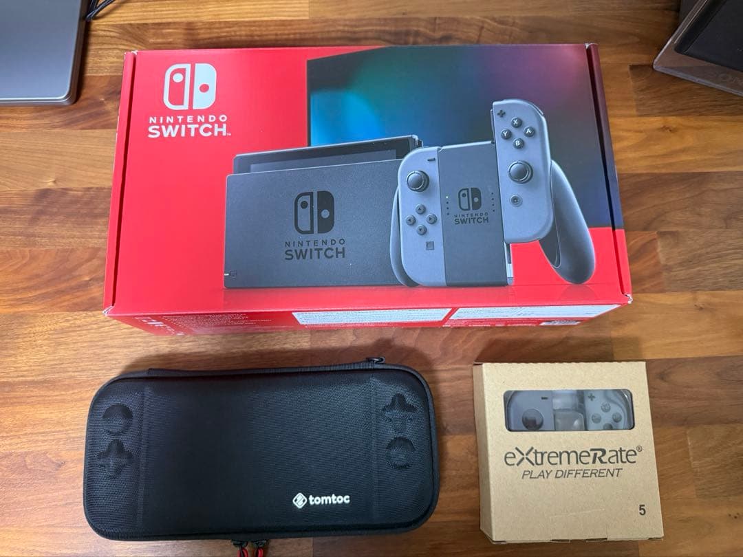 箱付き】【美品】 Nintendo Switch 本体 ブラック+おまけ - メルカリ