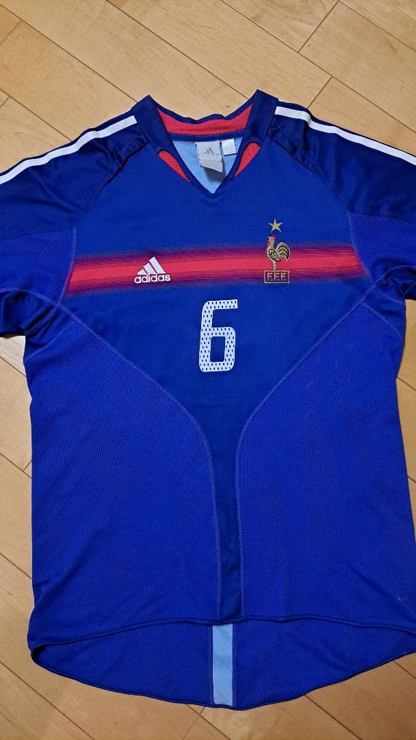 レア】didas フランス代表 クロードマケレレ ユニフォーム ユーロ2004