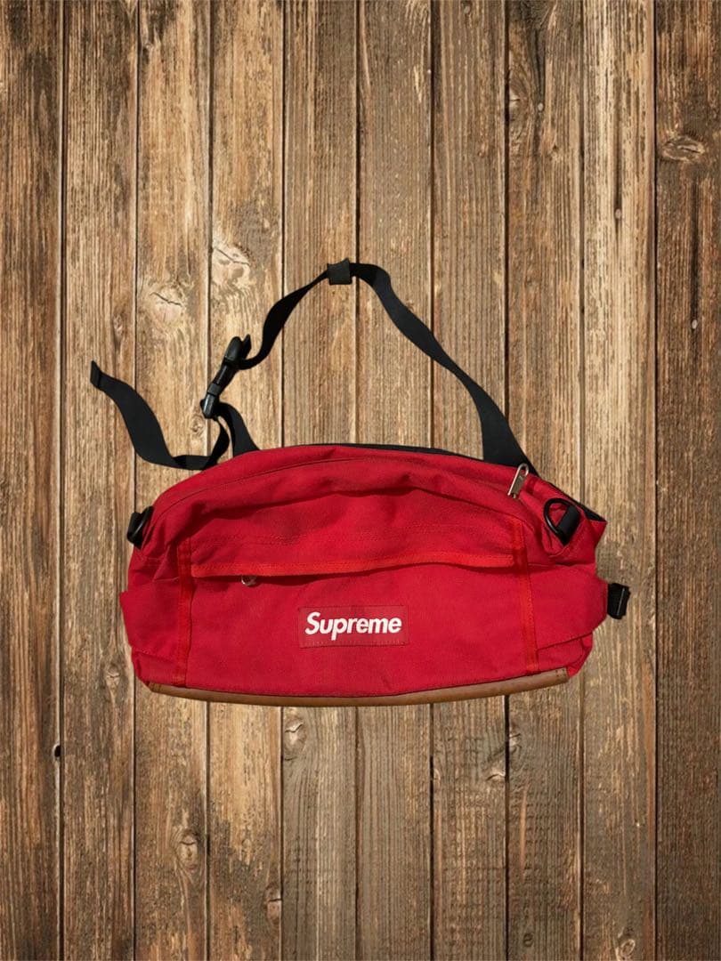 08AW Supreme ボディバッグ 本革 - メルカリ