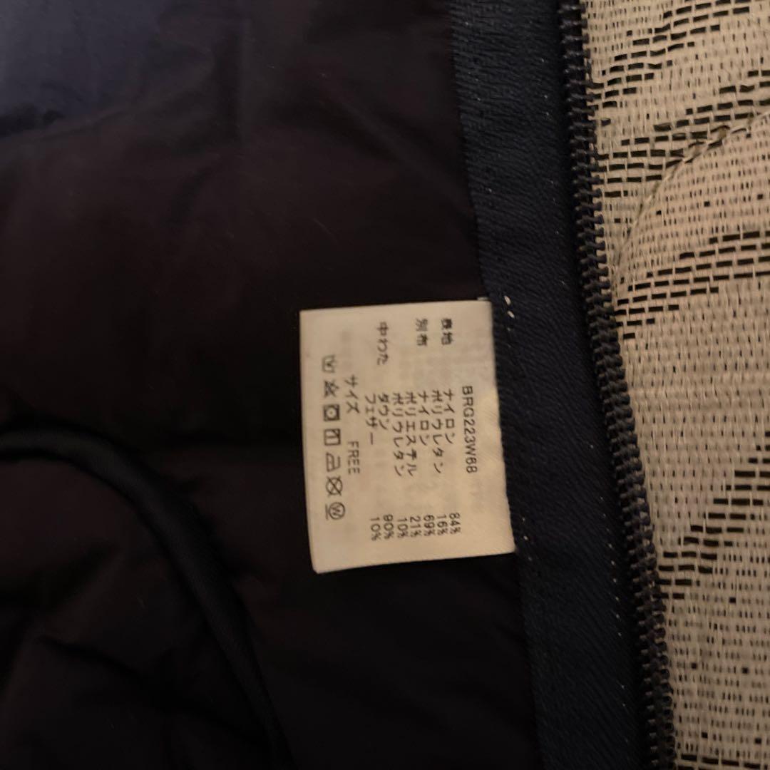 BRIEFING ネイビー ハイブリッドダウン レッグウォーマー - レディース