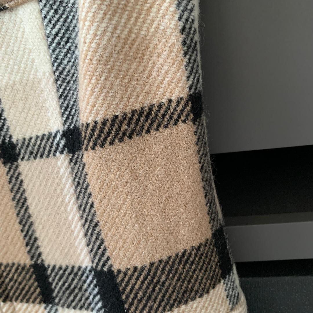 中古 バーバリーブルーレーベル ワンピース 36サイズ 茶系 ベージュ