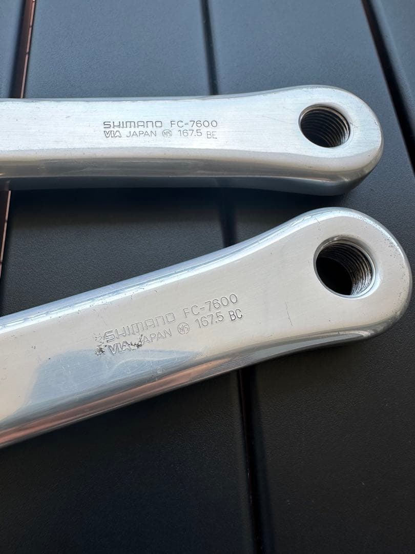 NJS認定 シマノ DURA-ACE FC-7600 クランク 167.5mm