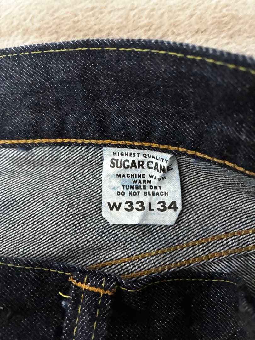 パンツ SUGAR CANE 14.25oz. DENIM 1947 MODEL W33