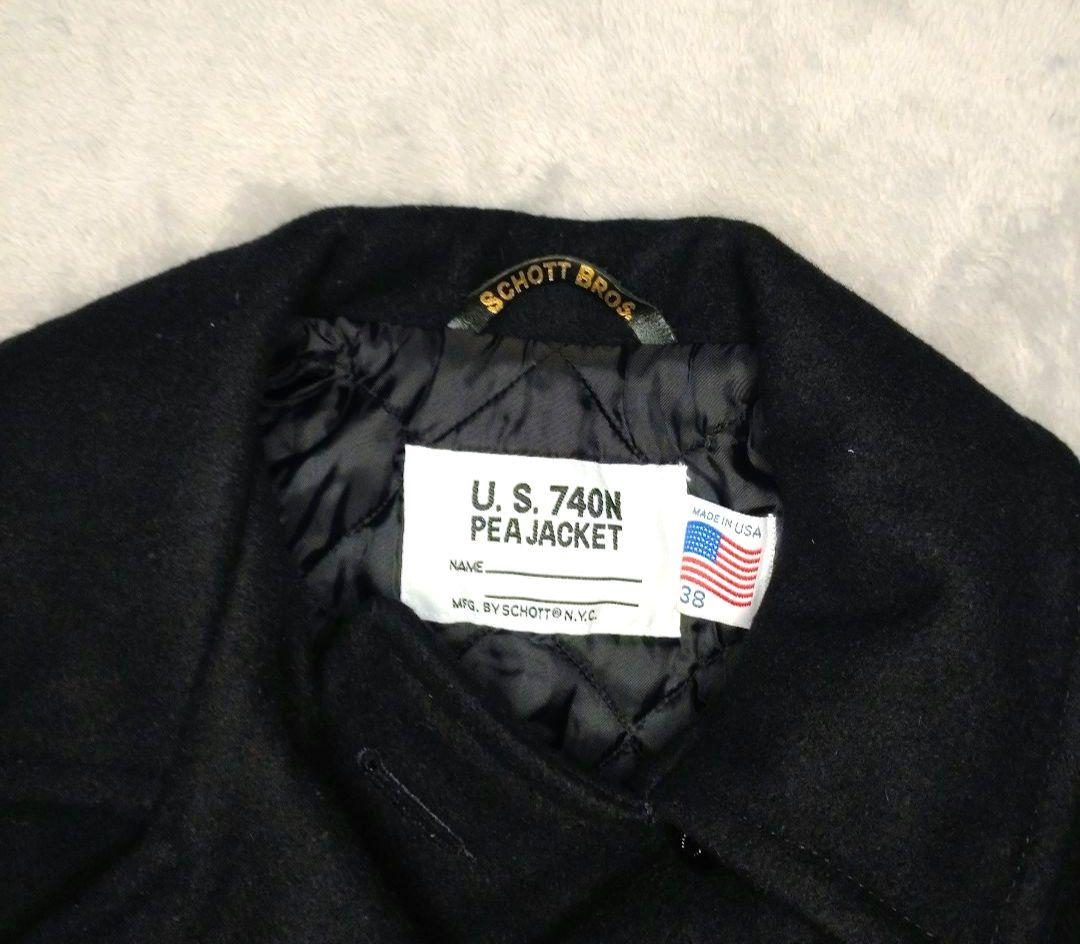 Schott U.S.740N ピーコート USA製 サイズ38