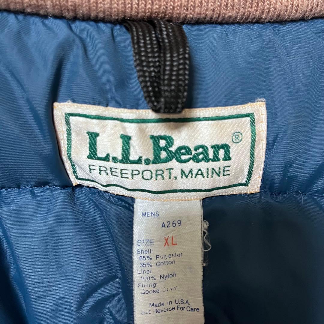 L.L.Bean　ダウンジャケット　アメリカ製　70〜80s ヴィンテージ　XL