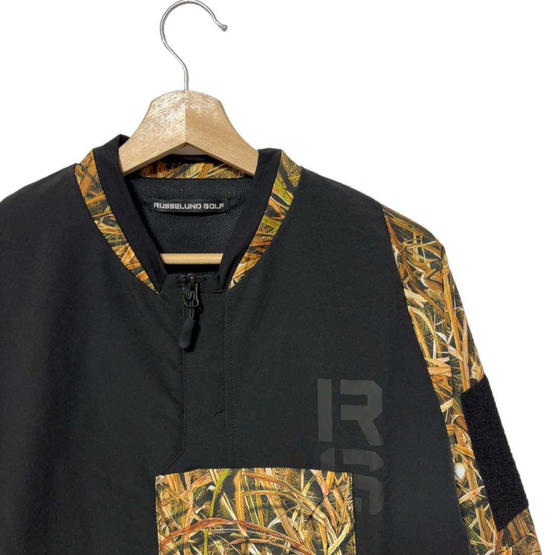 新品 ラッセルノ ゴルフ コンバット ポケット ジャケット カモ L 5