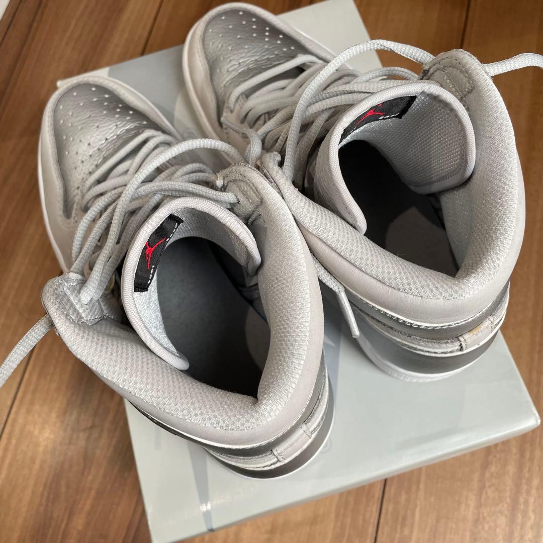 NIKE Air Jordan 1 グレー/シルバー ナイキ 27.0cm