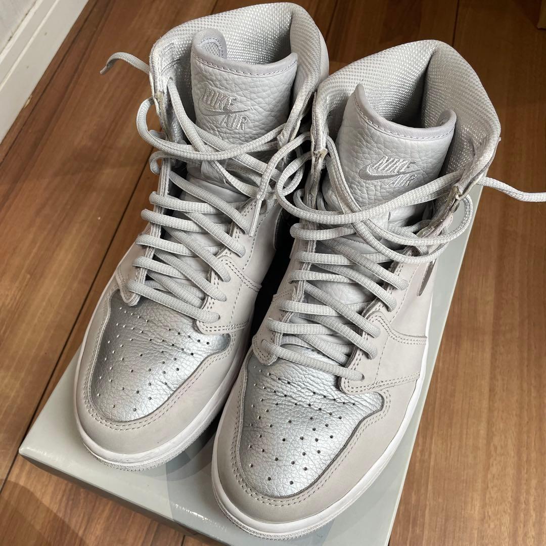 NIKE Air Jordan 1 グレー/シルバー ナイキ 27.0cm