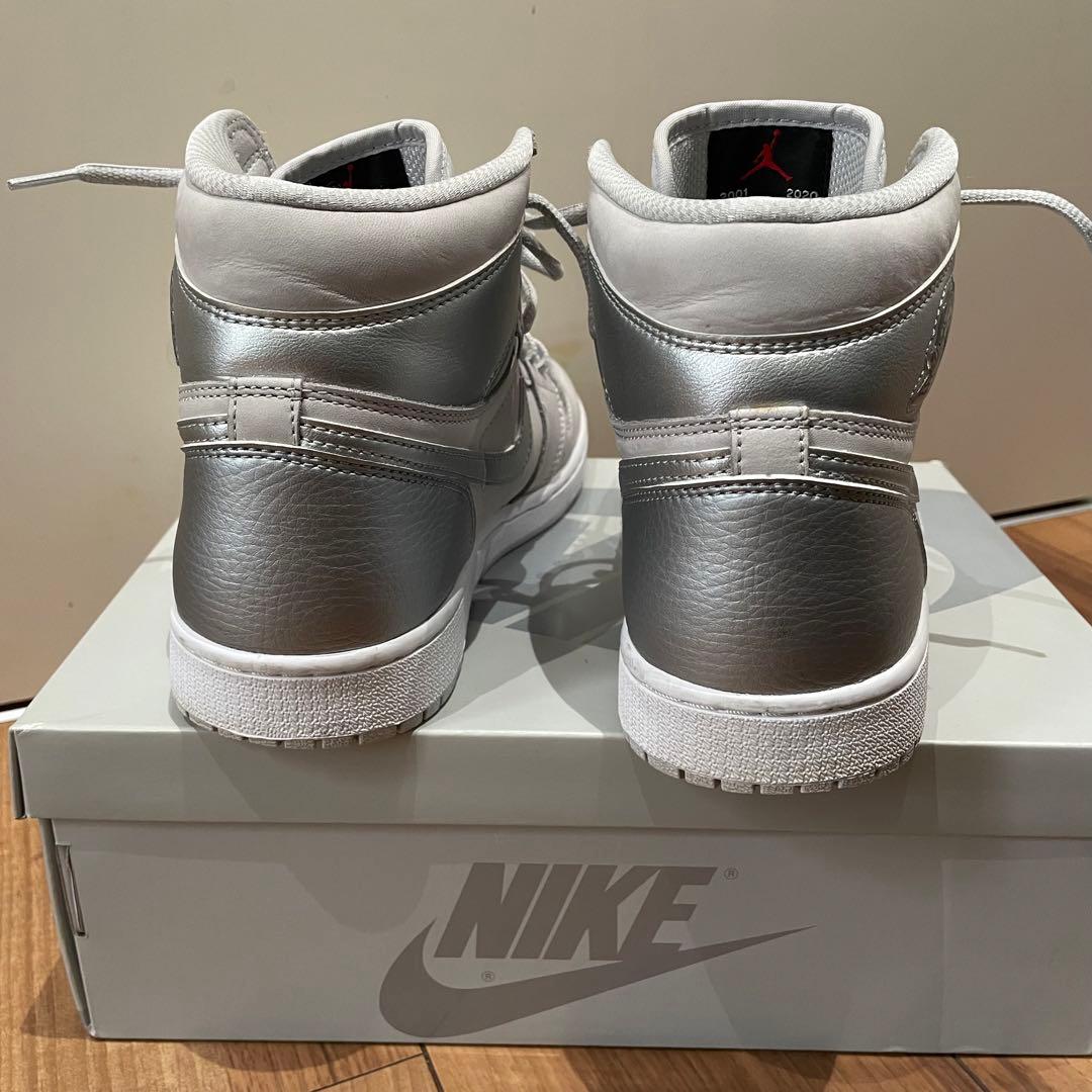 NIKE Air Jordan 1 グレー/シルバー ナイキ 27.0cm