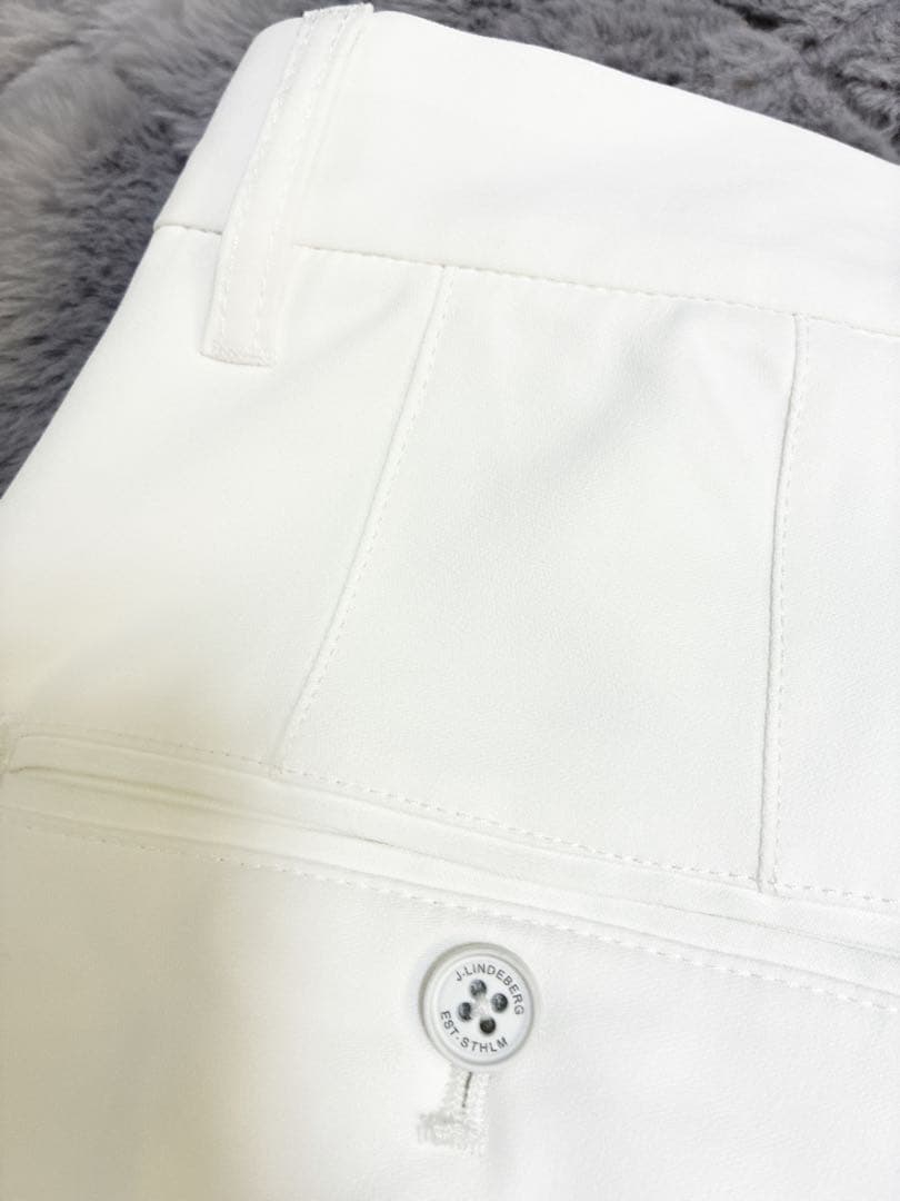 J.LINDEBERGマイクロハイストレッチパンツ ホワイト サイズ30 - メルカリ