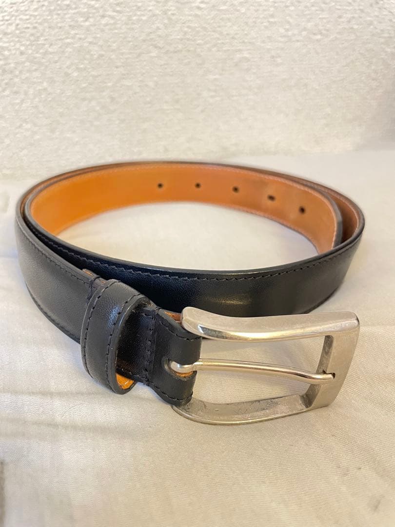 黒レザーベルト B.1859 ホワイトハウスコックスWhitehouse Cox - メルカリ