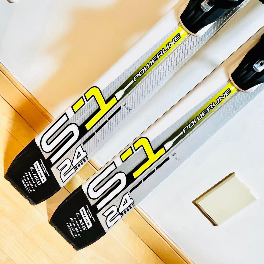 美品 SALOMON サロモン POWERLINE S1 165 ビンディング付 - メルカリ