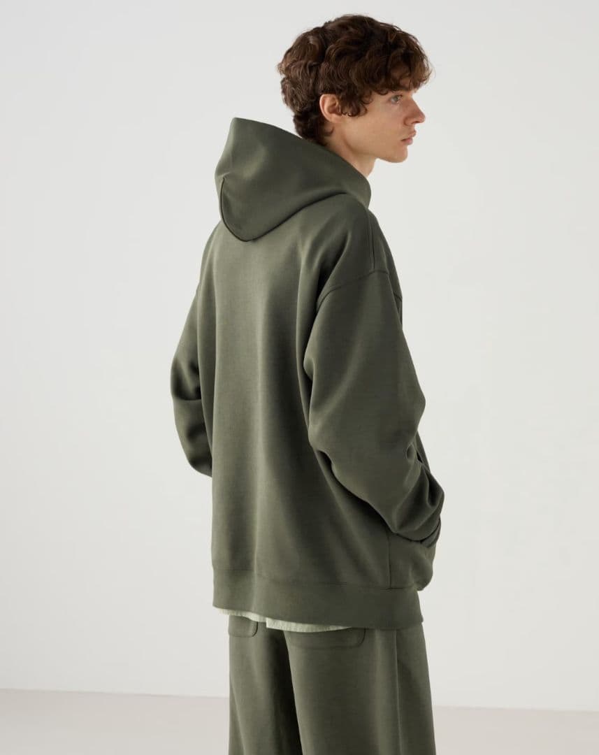 新品】ユニクロ UNIQLO C ダブルフェイスプルパーカ XL スウェット