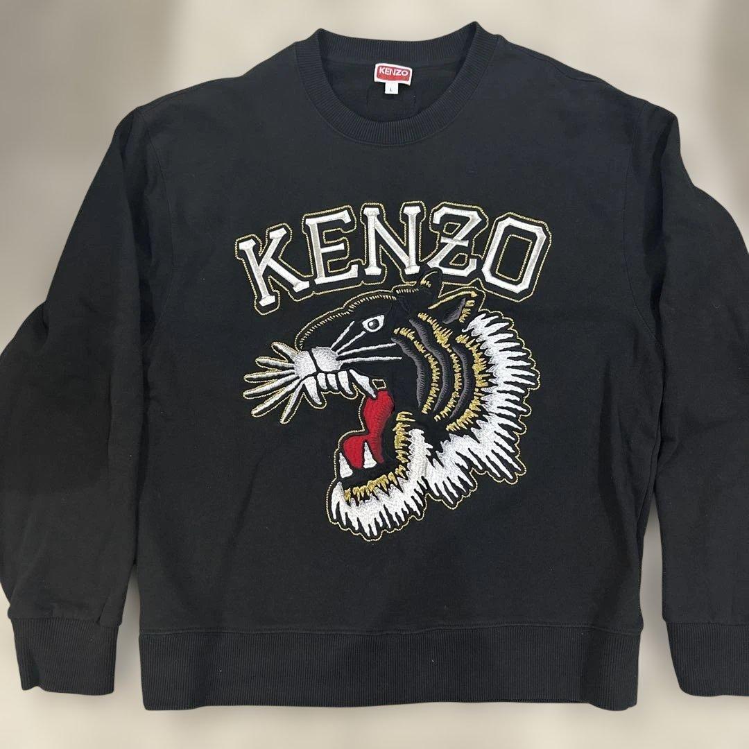KENZO ケンゾー タイガー刺繍 スウェット トレーナー Lサイズ - メルカリ